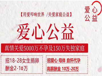 甘洛捐卵助孕生子 爱心志愿者招募